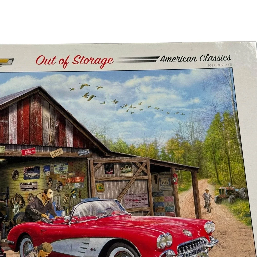 Eurographics Chevrolet Out Of Storage 1959 Corvette Car‎ 1000 Pieces Puzzle